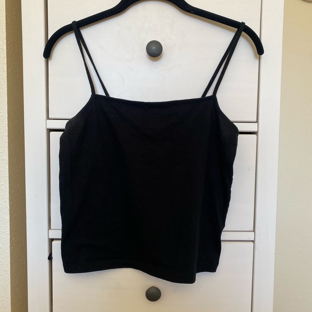 Wild Fable Black Crop Cami